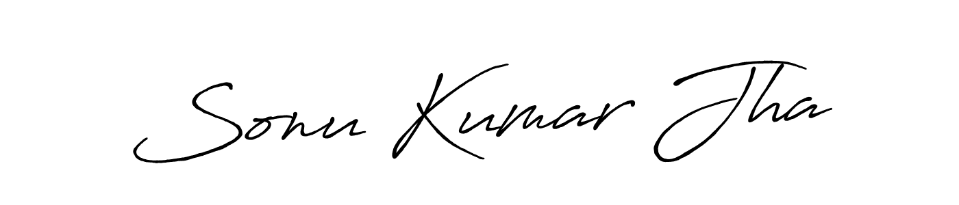Also You can easily find your signature by using the search form. We will create Sonu Kumar Jha name handwritten signature images for you free of cost using Antro_Vectra_Bolder sign style. Sonu Kumar Jha signature style 7 images and pictures png