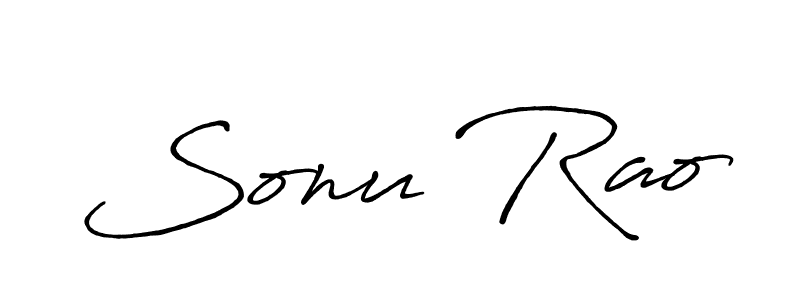 Design your own signature with our free online signature maker. With this signature software, you can create a handwritten (Antro_Vectra_Bolder) signature for name Sonu Rao. Sonu Rao signature style 7 images and pictures png