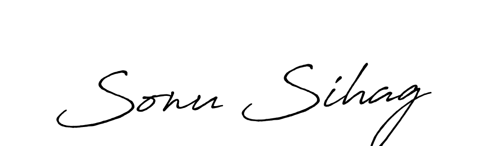 Also we have Sonu Sihag name is the best signature style. Create professional handwritten signature collection using Antro_Vectra_Bolder autograph style. Sonu Sihag signature style 7 images and pictures png