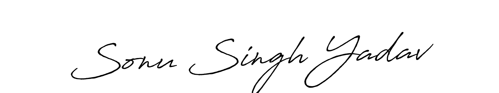 Also we have Sonu Singh Yadav name is the best signature style. Create professional handwritten signature collection using Antro_Vectra_Bolder autograph style. Sonu Singh Yadav signature style 7 images and pictures png