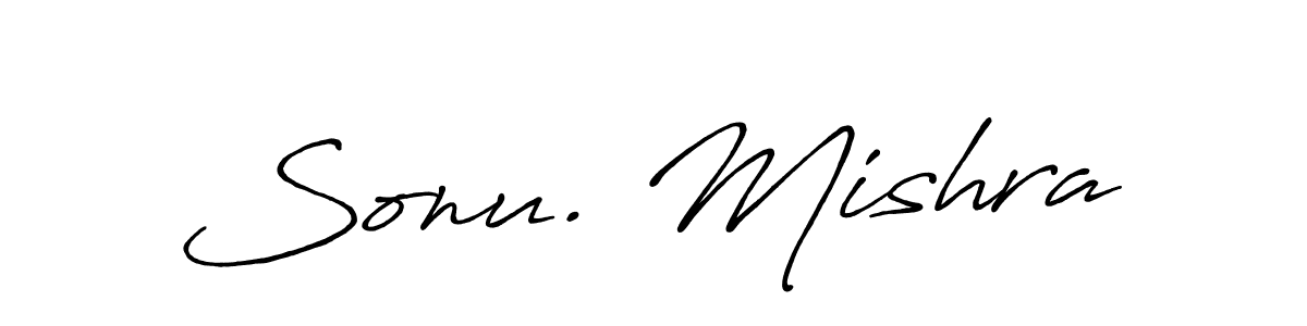 Make a beautiful signature design for name Sonu. Mishra. Use this online signature maker to create a handwritten signature for free. Sonu. Mishra signature style 7 images and pictures png