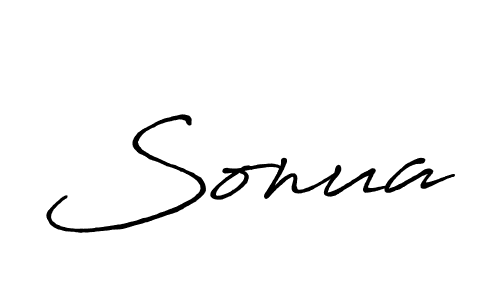 Design your own signature with our free online signature maker. With this signature software, you can create a handwritten (Antro_Vectra_Bolder) signature for name Sonua. Sonua signature style 7 images and pictures png