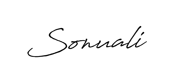 Create a beautiful signature design for name Sonuali. With this signature (Antro_Vectra_Bolder) fonts, you can make a handwritten signature for free. Sonuali signature style 7 images and pictures png