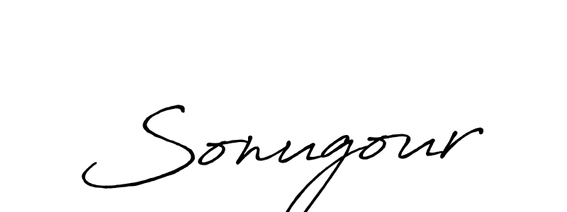 Also we have Sonugour name is the best signature style. Create professional handwritten signature collection using Antro_Vectra_Bolder autograph style. Sonugour signature style 7 images and pictures png