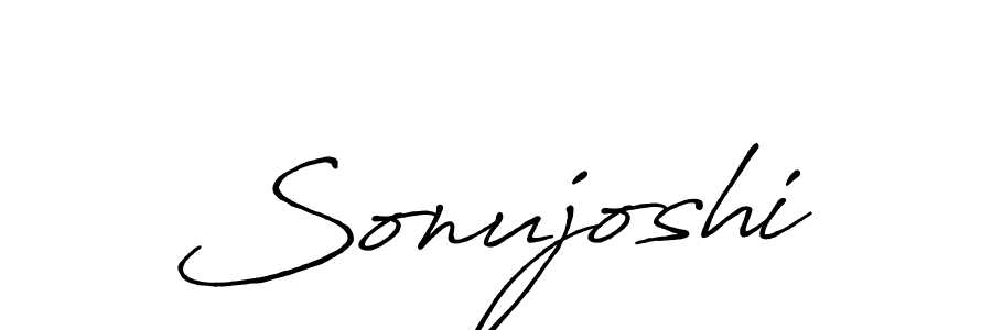 It looks lik you need a new signature style for name Sonujoshi. Design unique handwritten (Antro_Vectra_Bolder) signature with our free signature maker in just a few clicks. Sonujoshi signature style 7 images and pictures png