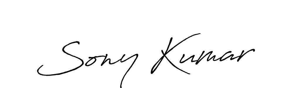 Use a signature maker to create a handwritten signature online. With this signature software, you can design (Antro_Vectra_Bolder) your own signature for name Sony Kumar. Sony Kumar signature style 7 images and pictures png