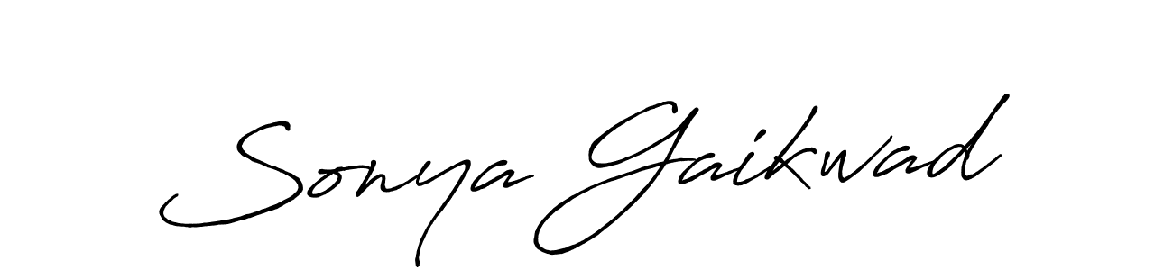 Antro_Vectra_Bolder is a professional signature style that is perfect for those who want to add a touch of class to their signature. It is also a great choice for those who want to make their signature more unique. Get Sonya Gaikwad name to fancy signature for free. Sonya Gaikwad signature style 7 images and pictures png