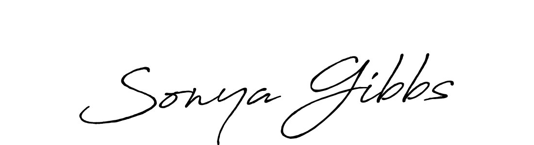 Use a signature maker to create a handwritten signature online. With this signature software, you can design (Antro_Vectra_Bolder) your own signature for name Sonya Gibbs. Sonya Gibbs signature style 7 images and pictures png