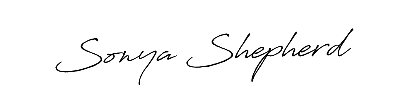 It looks lik you need a new signature style for name Sonya Shepherd. Design unique handwritten (Antro_Vectra_Bolder) signature with our free signature maker in just a few clicks. Sonya Shepherd signature style 7 images and pictures png