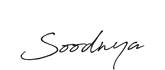 Make a beautiful signature design for name Soodnya. With this signature (Antro_Vectra_Bolder) style, you can create a handwritten signature for free. Soodnya signature style 7 images and pictures png