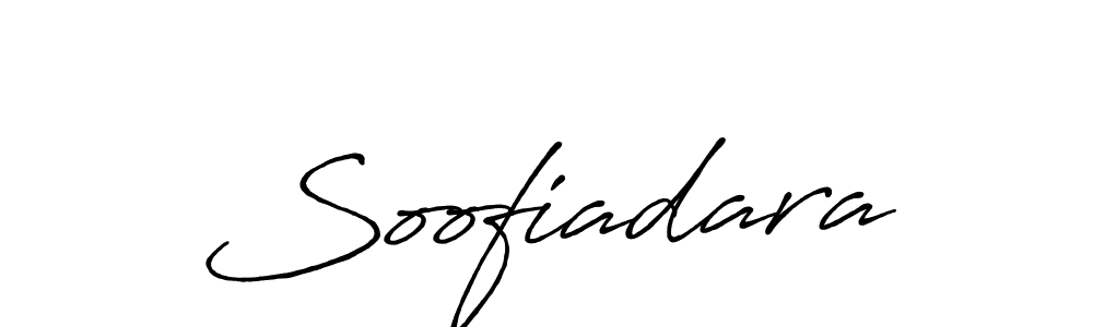 if you are searching for the best signature style for your name Soofiadara. so please give up your signature search. here we have designed multiple signature styles  using Antro_Vectra_Bolder. Soofiadara signature style 7 images and pictures png