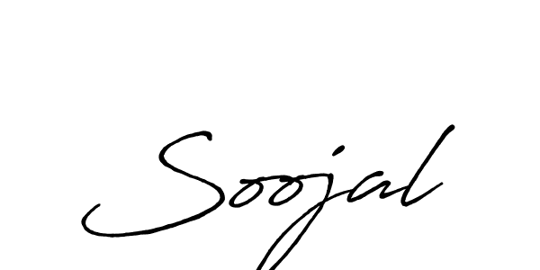 Design your own signature with our free online signature maker. With this signature software, you can create a handwritten (Antro_Vectra_Bolder) signature for name Soojal. Soojal signature style 7 images and pictures png