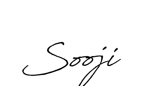 Also we have Sooji name is the best signature style. Create professional handwritten signature collection using Antro_Vectra_Bolder autograph style. Sooji signature style 7 images and pictures png