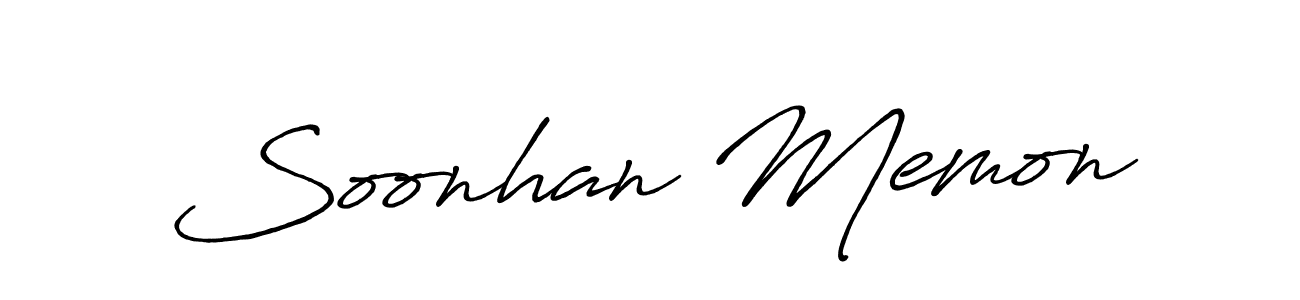 Similarly Antro_Vectra_Bolder is the best handwritten signature design. Signature creator online .You can use it as an online autograph creator for name Soonhan Memon. Soonhan Memon signature style 7 images and pictures png