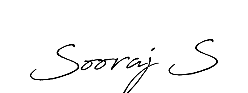 Once you've used our free online signature maker to create your best signature Antro_Vectra_Bolder style, it's time to enjoy all of the benefits that Sooraj S name signing documents. Sooraj S signature style 7 images and pictures png