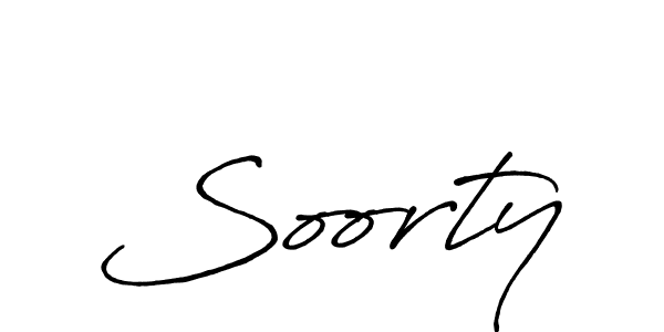 Use a signature maker to create a handwritten signature online. With this signature software, you can design (Antro_Vectra_Bolder) your own signature for name Soorty. Soorty signature style 7 images and pictures png