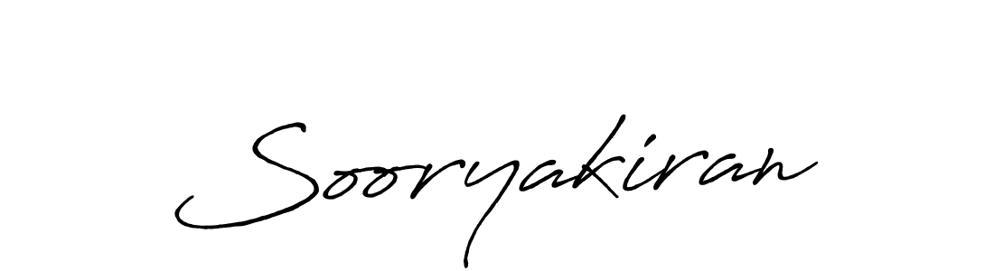 How to make Sooryakiran signature? Antro_Vectra_Bolder is a professional autograph style. Create handwritten signature for Sooryakiran name. Sooryakiran signature style 7 images and pictures png