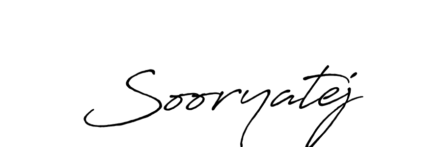 Antro_Vectra_Bolder is a professional signature style that is perfect for those who want to add a touch of class to their signature. It is also a great choice for those who want to make their signature more unique. Get Sooryatej name to fancy signature for free. Sooryatej signature style 7 images and pictures png