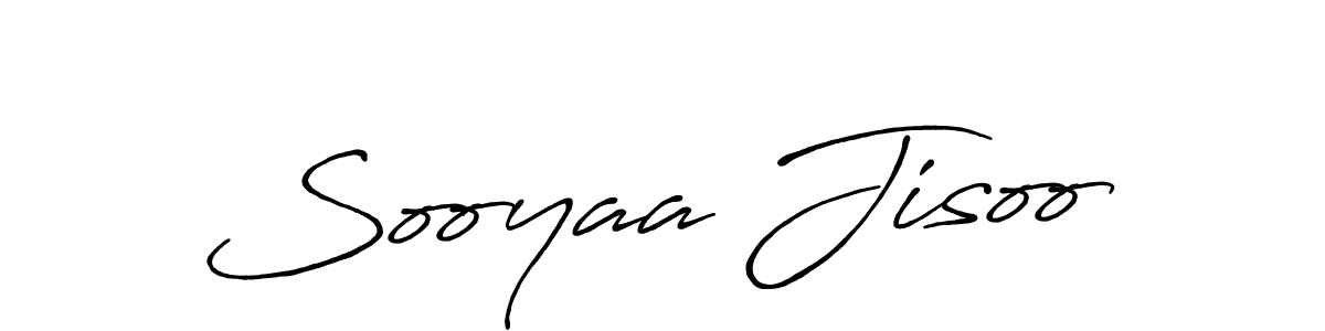 How to make Sooyaa Jisoo signature? Antro_Vectra_Bolder is a professional autograph style. Create handwritten signature for Sooyaa Jisoo name. Sooyaa Jisoo signature style 7 images and pictures png