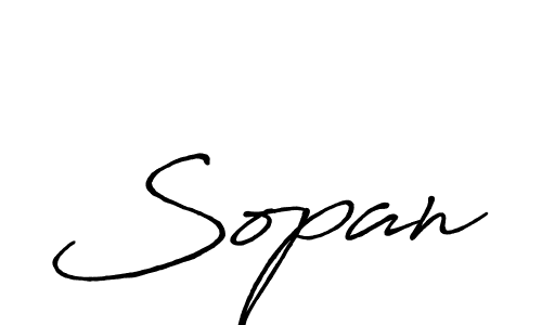 Design your own signature with our free online signature maker. With this signature software, you can create a handwritten (Antro_Vectra_Bolder) signature for name Sopan. Sopan signature style 7 images and pictures png