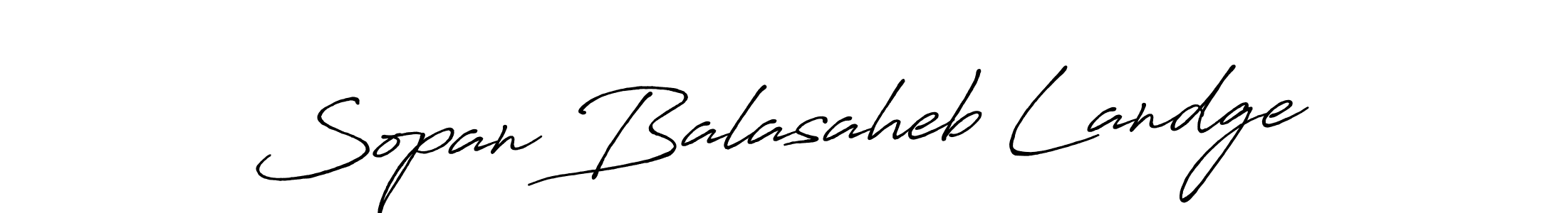 Use a signature maker to create a handwritten signature online. With this signature software, you can design (Antro_Vectra_Bolder) your own signature for name Sopan Balasaheb Landge. Sopan Balasaheb Landge signature style 7 images and pictures png