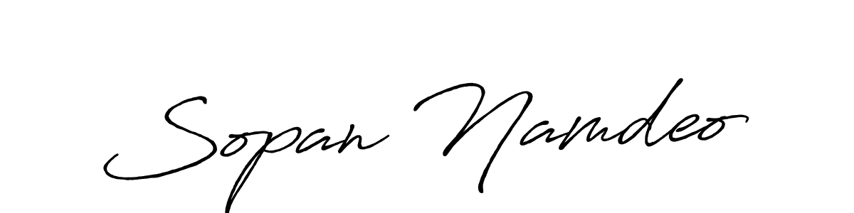 How to Draw Sopan Namdeo signature style? Antro_Vectra_Bolder is a latest design signature styles for name Sopan Namdeo. Sopan Namdeo signature style 7 images and pictures png