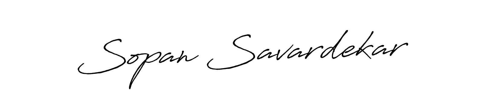 Antro_Vectra_Bolder is a professional signature style that is perfect for those who want to add a touch of class to their signature. It is also a great choice for those who want to make their signature more unique. Get Sopan Savardekar name to fancy signature for free. Sopan Savardekar signature style 7 images and pictures png