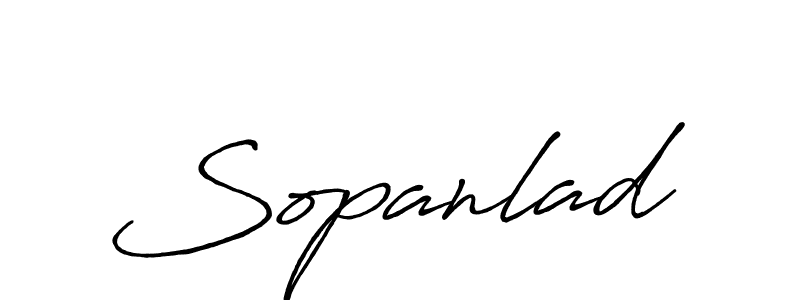 Create a beautiful signature design for name Sopanlad. With this signature (Antro_Vectra_Bolder) fonts, you can make a handwritten signature for free. Sopanlad signature style 7 images and pictures png