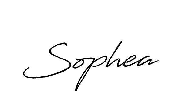 Create a beautiful signature design for name Sophea. With this signature (Antro_Vectra_Bolder) fonts, you can make a handwritten signature for free. Sophea signature style 7 images and pictures png