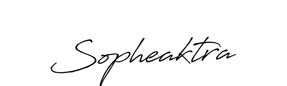 Sopheaktra stylish signature style. Best Handwritten Sign (Antro_Vectra_Bolder) for my name. Handwritten Signature Collection Ideas for my name Sopheaktra. Sopheaktra signature style 7 images and pictures png