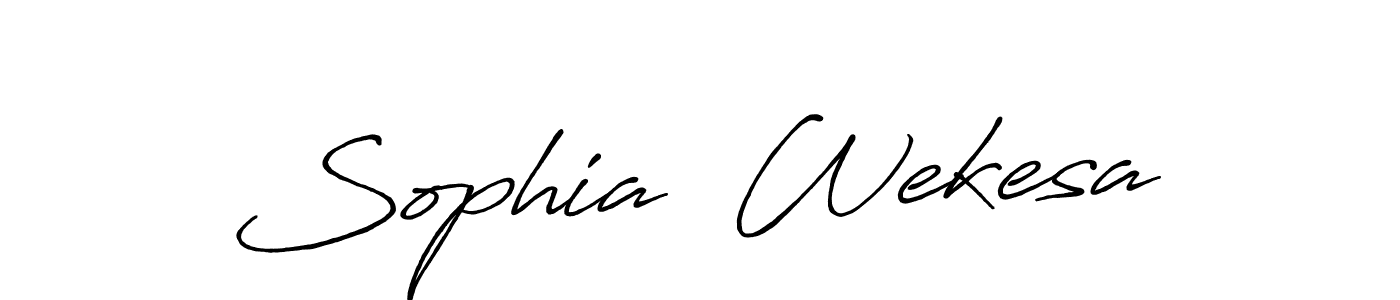 Sophia  Wekesa stylish signature style. Best Handwritten Sign (Antro_Vectra_Bolder) for my name. Handwritten Signature Collection Ideas for my name Sophia  Wekesa. Sophia  Wekesa signature style 7 images and pictures png