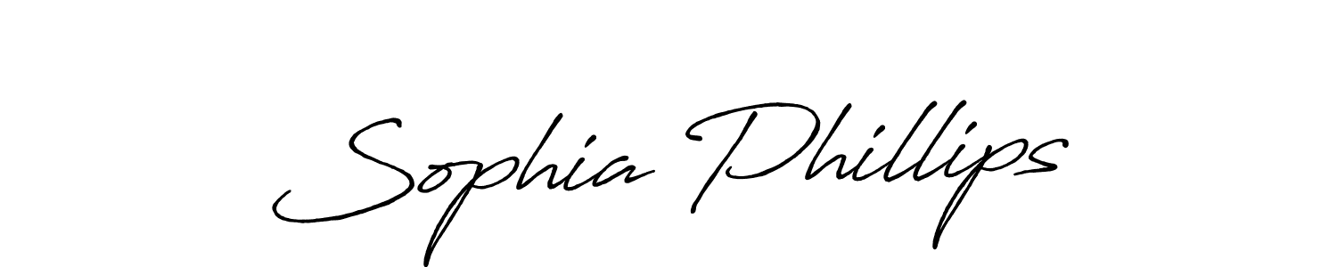 Use a signature maker to create a handwritten signature online. With this signature software, you can design (Antro_Vectra_Bolder) your own signature for name Sophia Phillips. Sophia Phillips signature style 7 images and pictures png