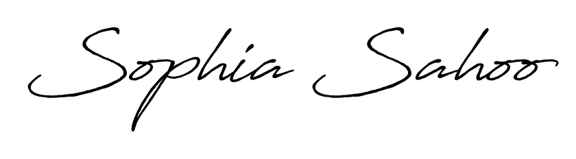 Similarly Antro_Vectra_Bolder is the best handwritten signature design. Signature creator online. You can use it as an online autograph creator for name Sophia Sahoo. Sophia Sahoo signature style 7 images and pictures png