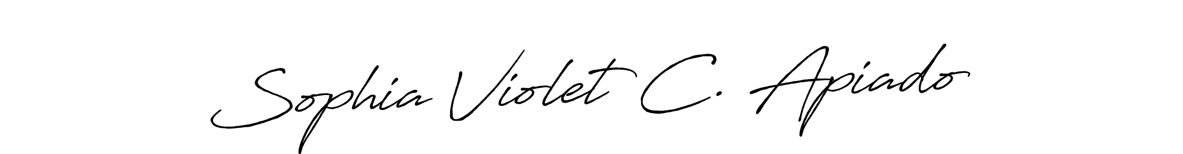 Use a signature maker to create a handwritten signature online. With this signature software, you can design (Antro_Vectra_Bolder) your own signature for name Sophia Violet C. Apiado. Sophia Violet C. Apiado signature style 7 images and pictures png