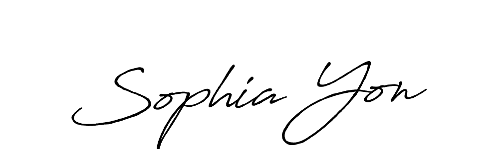 Antro_Vectra_Bolder is a professional signature style that is perfect for those who want to add a touch of class to their signature. It is also a great choice for those who want to make their signature more unique. Get Sophia Yon name to fancy signature for free. Sophia Yon signature style 7 images and pictures png