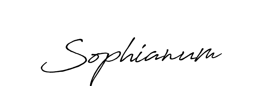 Once you've used our free online signature maker to create your best signature Antro_Vectra_Bolder style, it's time to enjoy all of the benefits that Sophianum name signing documents. Sophianum signature style 7 images and pictures png