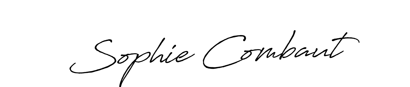 How to make Sophie Combaut name signature. Use Antro_Vectra_Bolder style for creating short signs online. This is the latest handwritten sign. Sophie Combaut signature style 7 images and pictures png