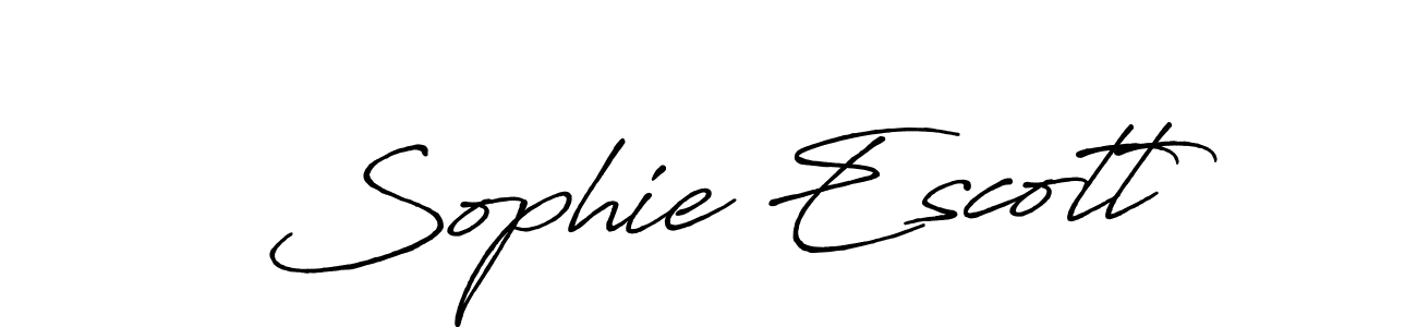 Make a beautiful signature design for name Sophie Escott. Use this online signature maker to create a handwritten signature for free. Sophie Escott signature style 7 images and pictures png