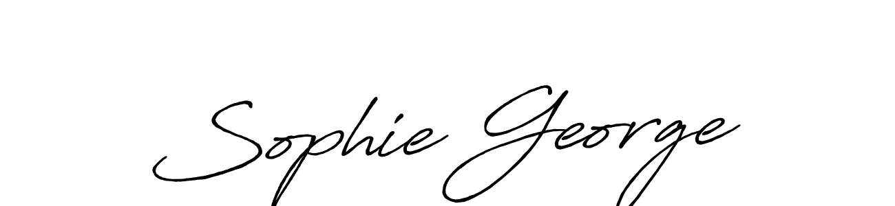 Antro_Vectra_Bolder is a professional signature style that is perfect for those who want to add a touch of class to their signature. It is also a great choice for those who want to make their signature more unique. Get Sophie George name to fancy signature for free. Sophie George signature style 7 images and pictures png