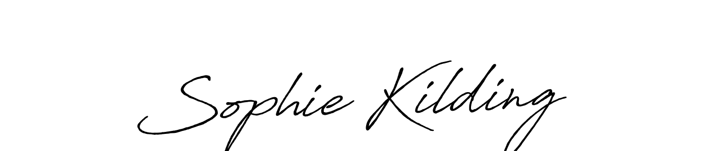 Create a beautiful signature design for name Sophie Kilding. With this signature (Antro_Vectra_Bolder) fonts, you can make a handwritten signature for free. Sophie Kilding signature style 7 images and pictures png