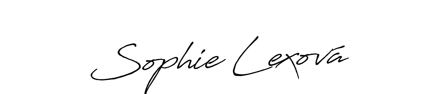 Also You can easily find your signature by using the search form. We will create Sophie Lexová name handwritten signature images for you free of cost using Antro_Vectra_Bolder sign style. Sophie Lexová signature style 7 images and pictures png