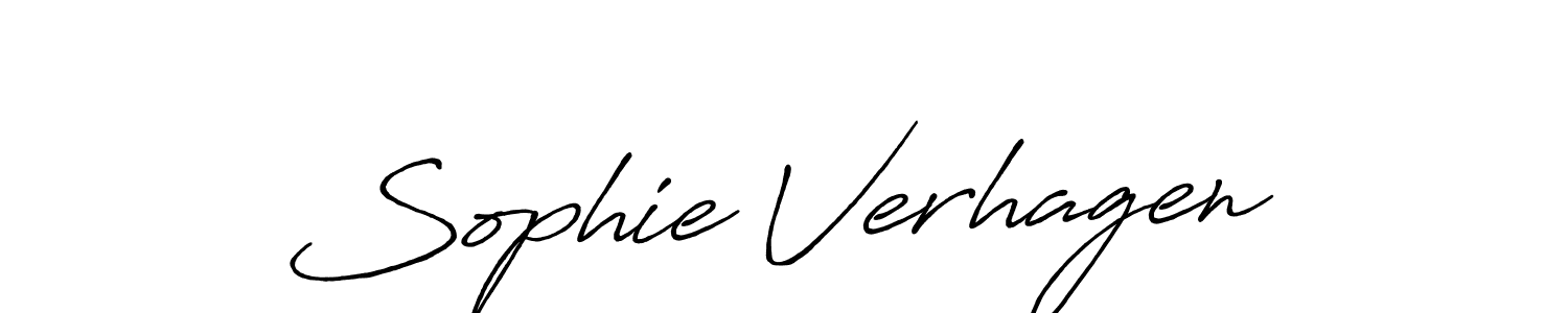 Antro_Vectra_Bolder is a professional signature style that is perfect for those who want to add a touch of class to their signature. It is also a great choice for those who want to make their signature more unique. Get Sophie Verhagen name to fancy signature for free. Sophie Verhagen signature style 7 images and pictures png