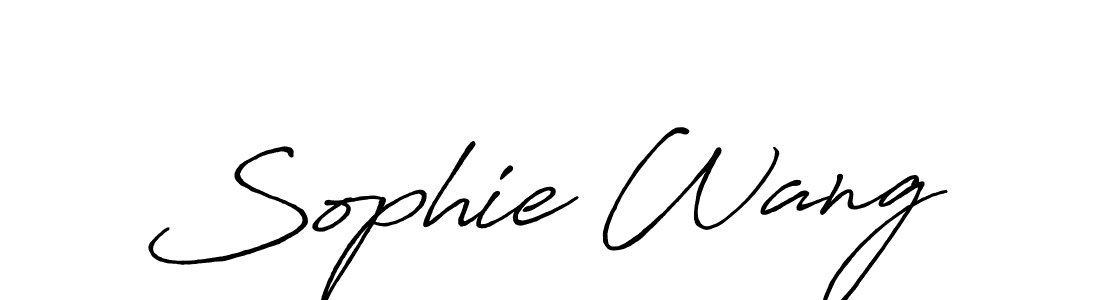Best and Professional Signature Style for Sophie Wang. Antro_Vectra_Bolder Best Signature Style Collection. Sophie Wang signature style 7 images and pictures png