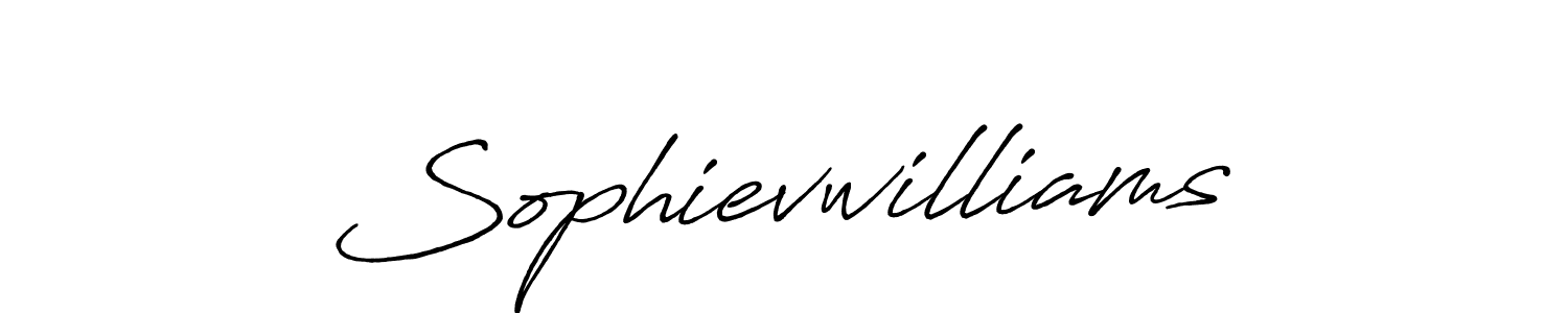 How to make Sophievwilliams name signature. Use Antro_Vectra_Bolder style for creating short signs online. This is the latest handwritten sign. Sophievwilliams signature style 7 images and pictures png