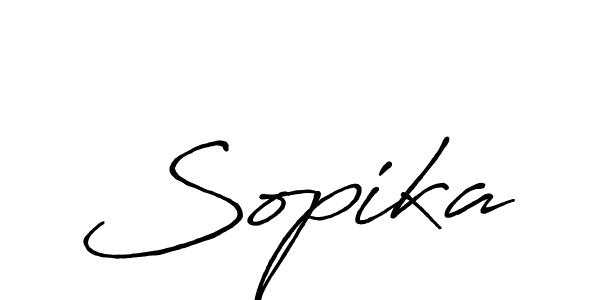 Make a beautiful signature design for name Sopika. Use this online signature maker to create a handwritten signature for free. Sopika signature style 7 images and pictures png