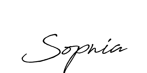 Make a beautiful signature design for name Sopnia. Use this online signature maker to create a handwritten signature for free. Sopnia signature style 7 images and pictures png
