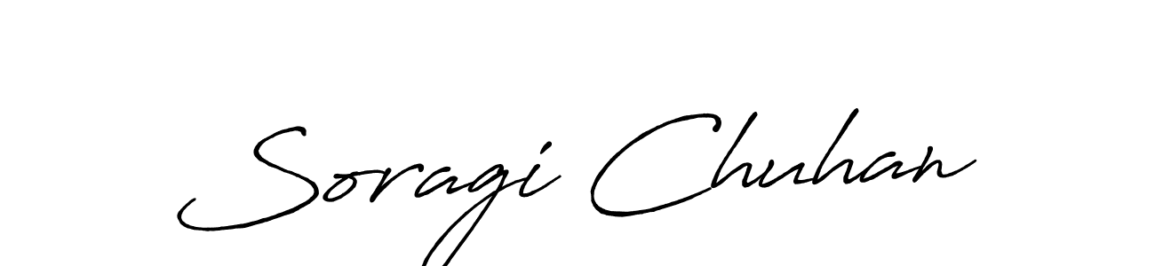 Similarly Antro_Vectra_Bolder is the best handwritten signature design. Signature creator online .You can use it as an online autograph creator for name Soragi Chuhan. Soragi Chuhan signature style 7 images and pictures png