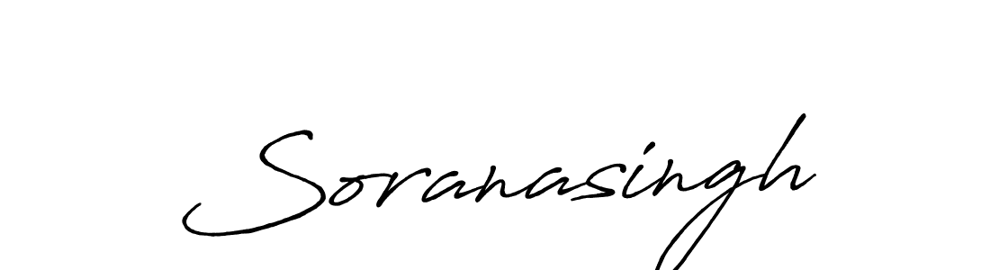 Create a beautiful signature design for name Soranasingh. With this signature (Antro_Vectra_Bolder) fonts, you can make a handwritten signature for free. Soranasingh signature style 7 images and pictures png