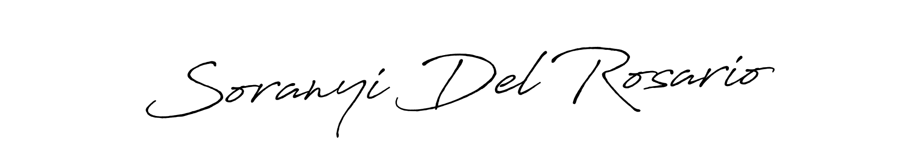 Soranyi Del Rosario stylish signature style. Best Handwritten Sign (Antro_Vectra_Bolder) for my name. Handwritten Signature Collection Ideas for my name Soranyi Del Rosario. Soranyi Del Rosario signature style 7 images and pictures png