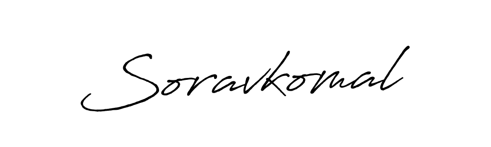 Also we have Soravkomal name is the best signature style. Create professional handwritten signature collection using Antro_Vectra_Bolder autograph style. Soravkomal signature style 7 images and pictures png